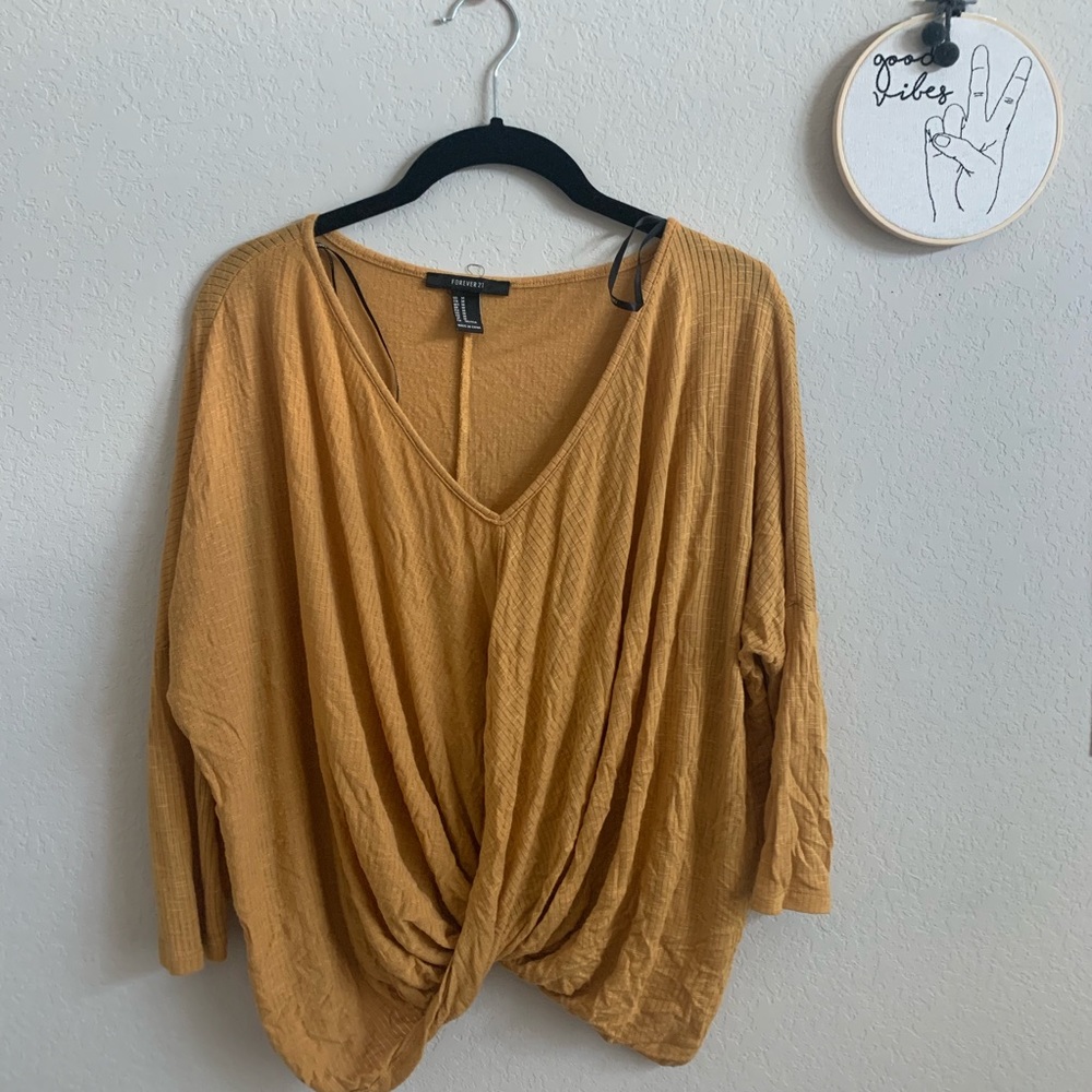 mustard twist top